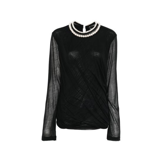 26SS 와타나베 준야 긴팔 티셔츠 JQ T008 BLACK