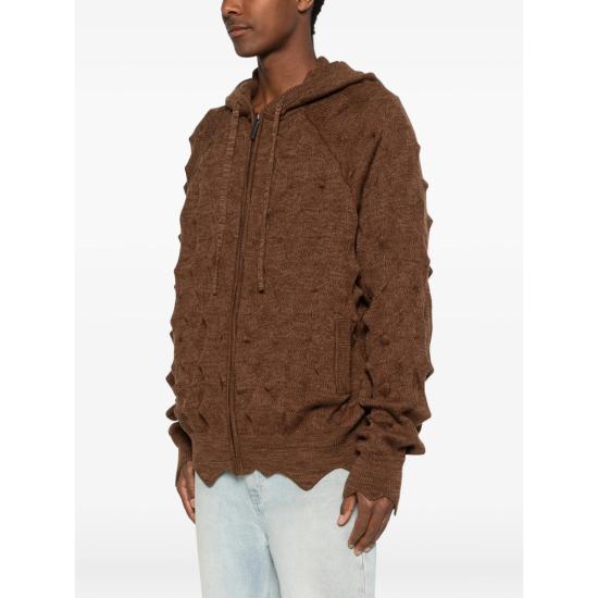 26SS 매드프렌지 가디건 SPIKED BROWN - MADFRENZY