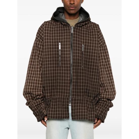 26SS 매드프렌지 후드 티셔츠 OVERSIZED HOODED BOM GREY BROWN - MADFRENZY