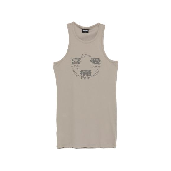 26SS 매드프렌지 민소매 티셔츠 JOY LOVE PAN NEUTRALS