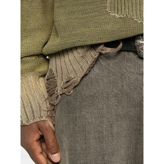 26SS 매드프렌지 스웨터 CORTEX KHAKI GREEN NEUTRALS - MADFRENZY