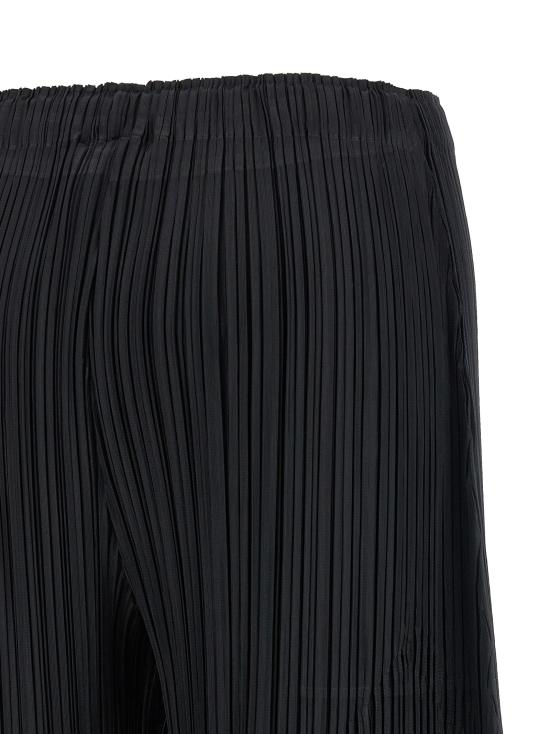 26SS 플리츠플리즈 스트레이트 팬츠 PP66JF38315 Black - PLEATS PLEASE
