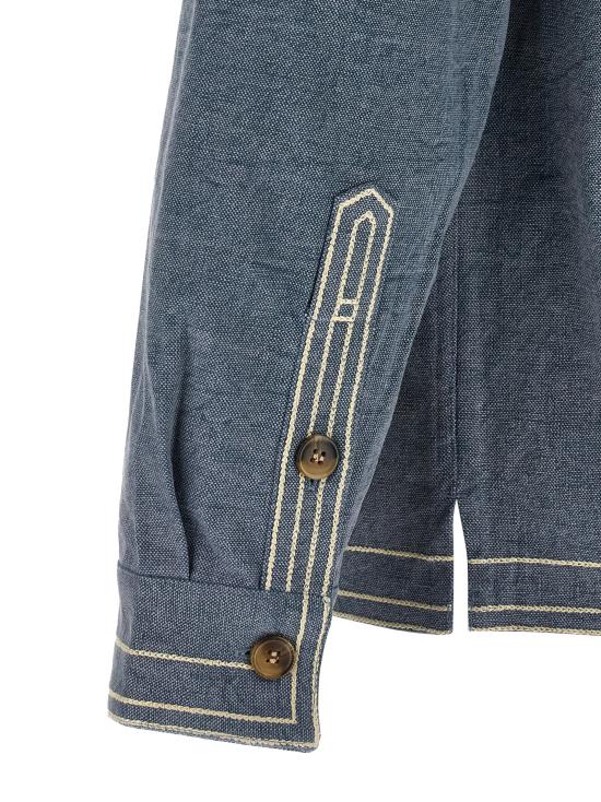 26SS 이자벨마랑 긴팔 셔츠 VE0588HBD1E03H30LU Blue - ISABEL MARANT