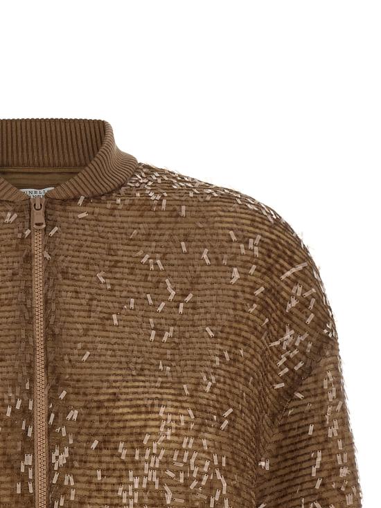 26SS 브루넬로 쿠치넬리 가디건 MF940HW306C9267 Brown - BRUNELLO CUCINELLI