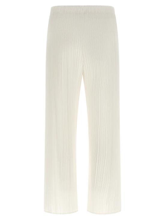 26SS 플리츠플리즈 스트레이트 팬츠 PP66JF12501 White - PLEATS PLEASE