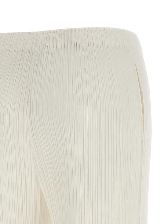 26SS 플리츠플리즈 스트레이트 팬츠 PP66JF12501 White - PLEATS PLEASE