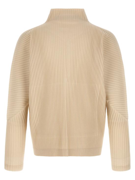 26SS 옴므 플리세 이세이 미야케 집업 니트 HP66JK03242 Beige - HOMME PLISSE' ISSEY MIYAKE