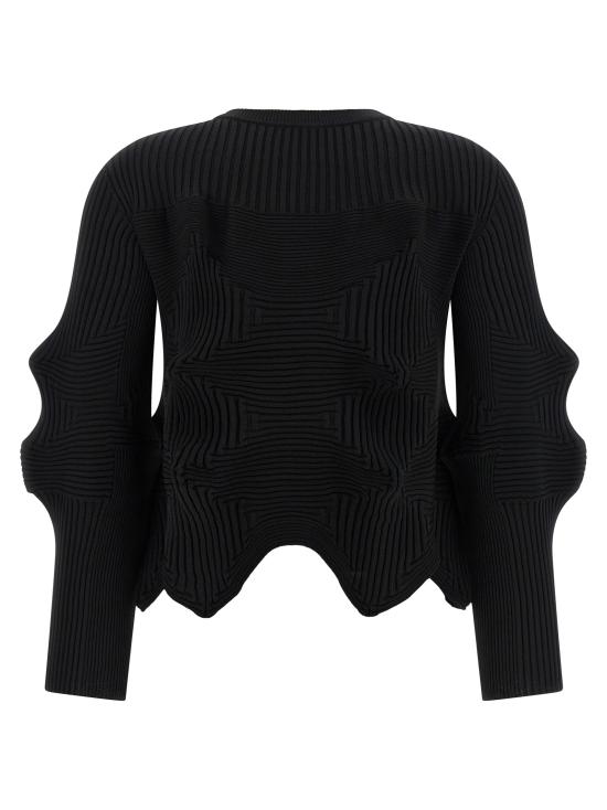 26SS 이세이 미야케 링키지 그룹 가디건 IM66KO78215 Black - ISSEY MIYAKE