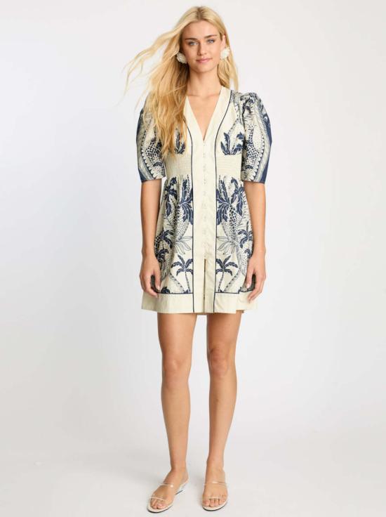  카바예로 숏 원피스 루신다 드레스 잉크 아일랜드