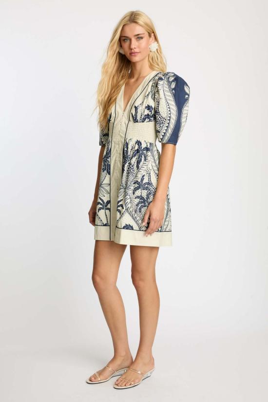  카바예로 숏 원피스 루신다 드레스 잉크 아일랜드 - CABALLERO