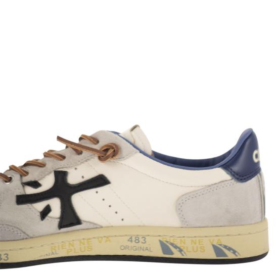 26SS 프리미아타 BSKT 바스켓 클레이 스니커즈 BSKTCLAY WHITE GREY BLUE - PREMIATA