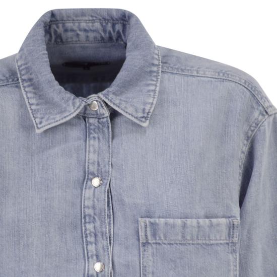 26SS 세븐포올맨카인드 데님 셔츠 7U7J0U03 LIGHT DENIM - 7 FOR ALL MANKIND