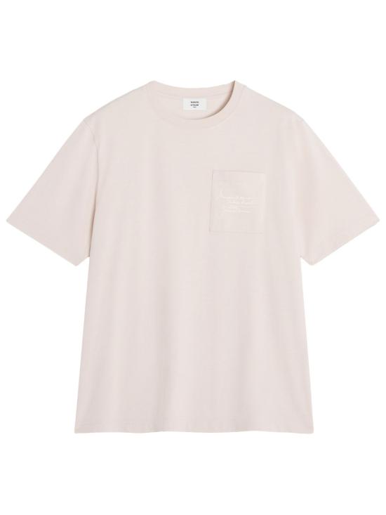 26SS 메종키츠네 반팔 티셔츠 QM00104KJ7025 0447 LILAC POWDER