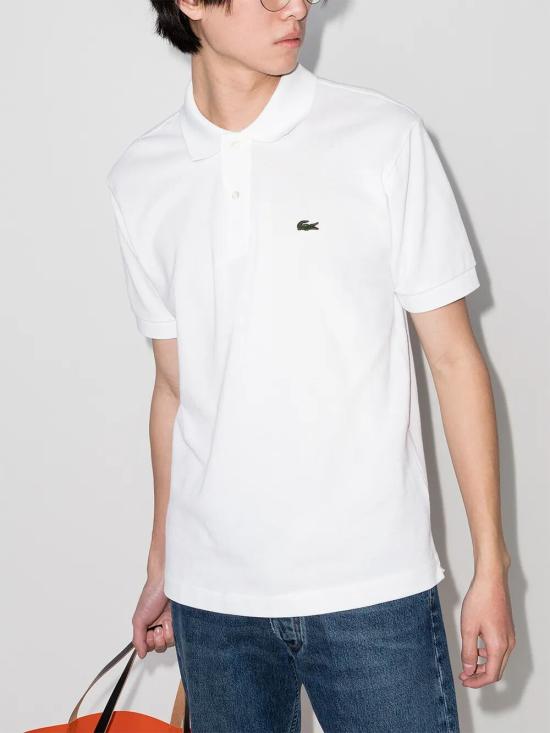 26SS 라코스테 클래식 핏 피케 폴로 셔츠 L1212 001 WHITE - LACOSTE