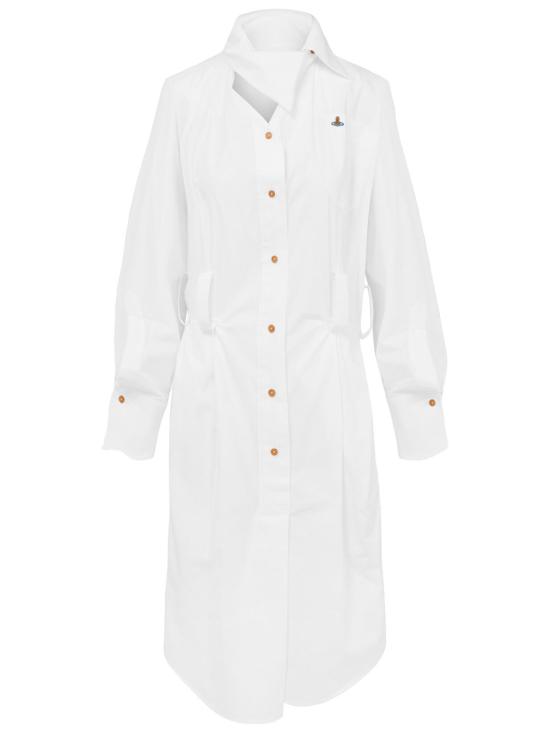 26SS 비비안웨스트우드 미디 원피스 110103ANW009Q A401 WHITE