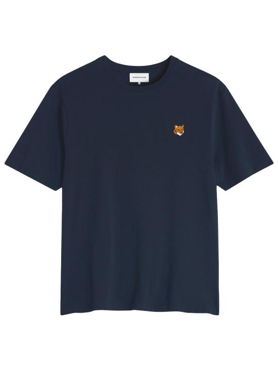 26SS 메종키츠네 폭스 헤드 레귤러 티셔츠 PM00107KJ7026 0413 CLASSIC NAVY