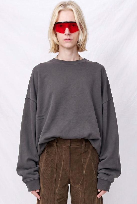  어셈블리 뉴욕 스웨터 어셈블리 섀도우 크롭 크루넥 스웨트셔츠 - ASSEMBLY NEW YORK