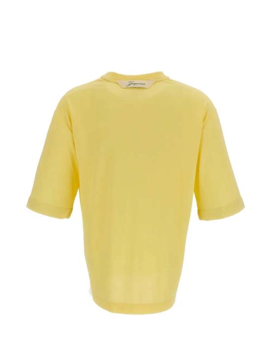 26SS 자크뮈스 반팔 티셔츠 26ETSW00588AJ00254 LIGHT YELLOW 210 - JACQUEMUS