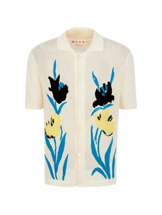 26SS 마르니 스웨터 CDMG0190EQUFCE32 ALABASTER