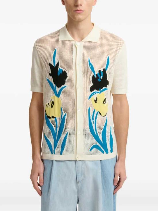 26SS 마르니 스웨터 CDMG0190EQUFCE32 ALABASTER - MARNI