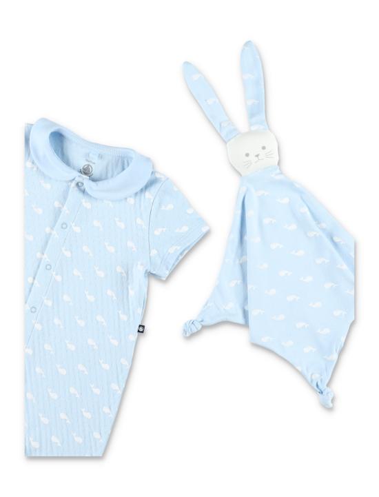 26SS [키즈] 쁘띠바또 캐주얼 세트 A0FT0 01 Blue - PETIT BATEAU