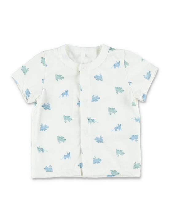 26SS [키즈] 쁘띠바또 캐주얼 세트 A0G0L 01 Bianco - PETIT BATEAU