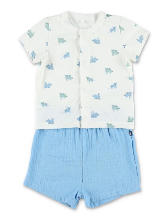 26SS [키즈] 쁘띠바또 캐주얼 세트 A0G0L 01 Bianco