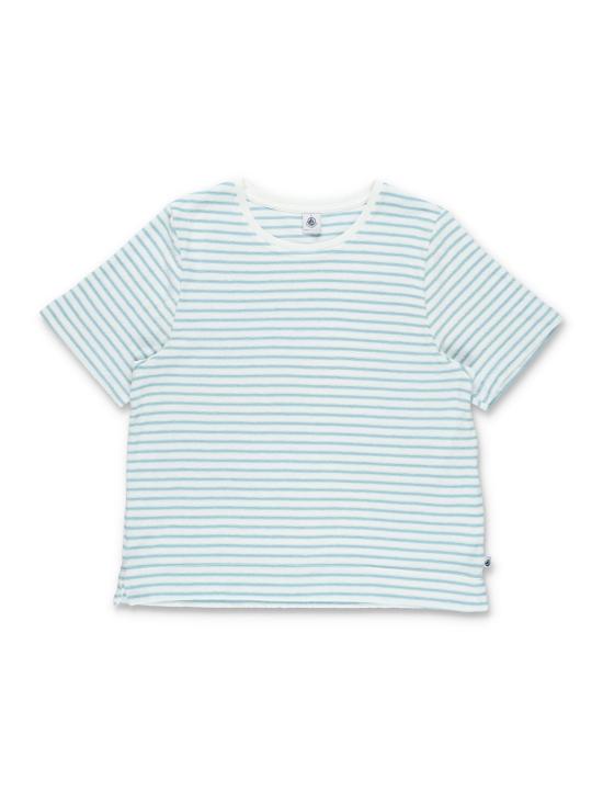 26SS [키즈] 쁘띠바또 캐주얼 세트 A0F9G 01 Bianco - PETIT BATEAU