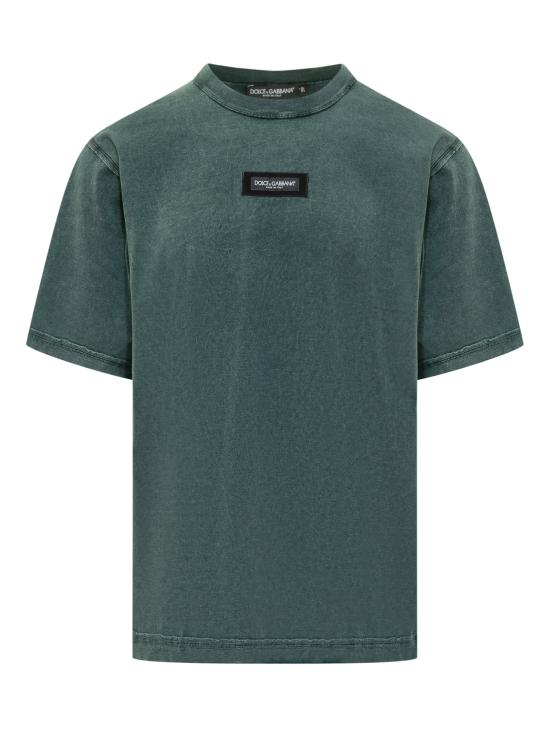 26SS 돌체앤가바나 반팔 티셔츠 G8RI4TG7P1O V0707 VERDONE SCURISSIMO