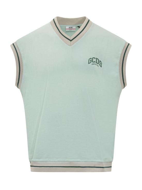 26SS 지씨디에스 민소매 티셔츠 C1MEQE119F004 818G GREEN WATER GREEN