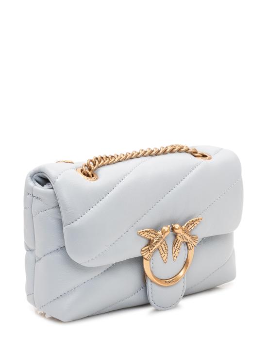 26SS 핑코 크로스백 100040A0F2 E37Q AZZURRO CELESTE ANTIQUE GOLD - PINKO