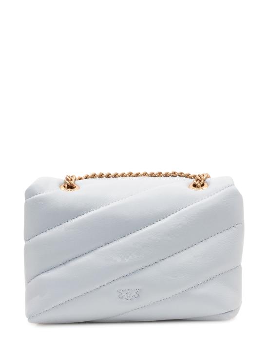 26SS 핑코 크로스백 100040A0F2 E37Q AZZURRO CELESTE ANTIQUE GOLD - PINKO