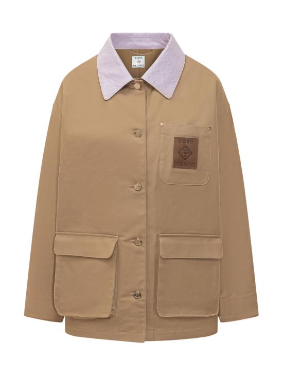 26SS 카사블랑카 수트 자켓 WSS26JK494 01 BEIGE