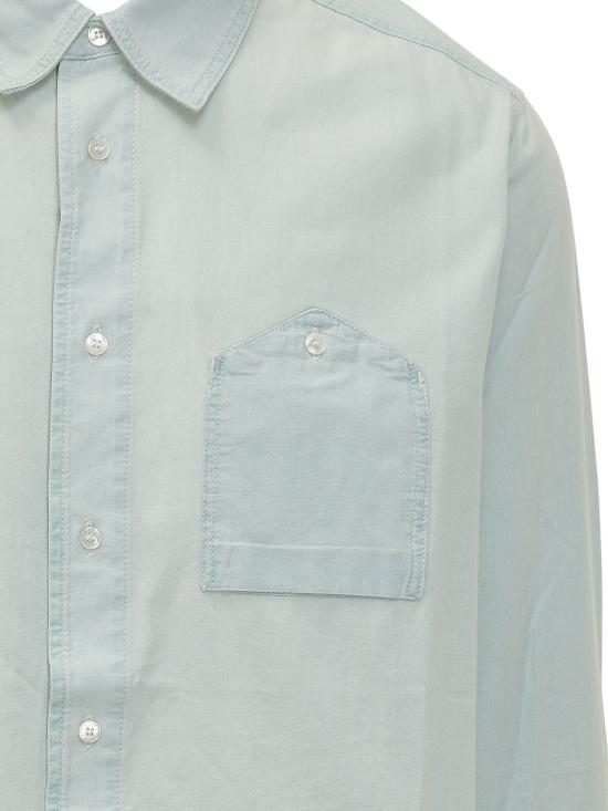 26SS 겐조 긴팔 셔츠 FG55DC5076F4 DY STONE BL DIRTY - KENZO