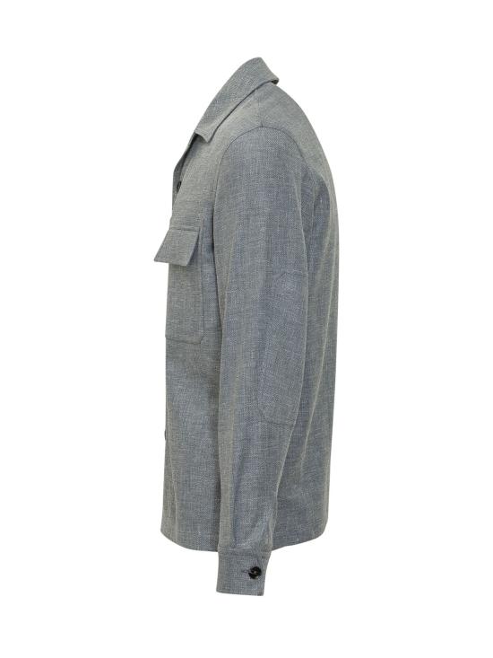 26SS 에르메네질도제냐 긴팔 셔츠 UHV22A3SOT6B B07 422 - ERMENEGILDO ZEGNA