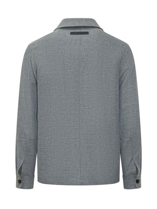 26SS 에르메네질도제냐 긴팔 셔츠 UHV22A3SOT6B B07 422 - ERMENEGILDO ZEGNA