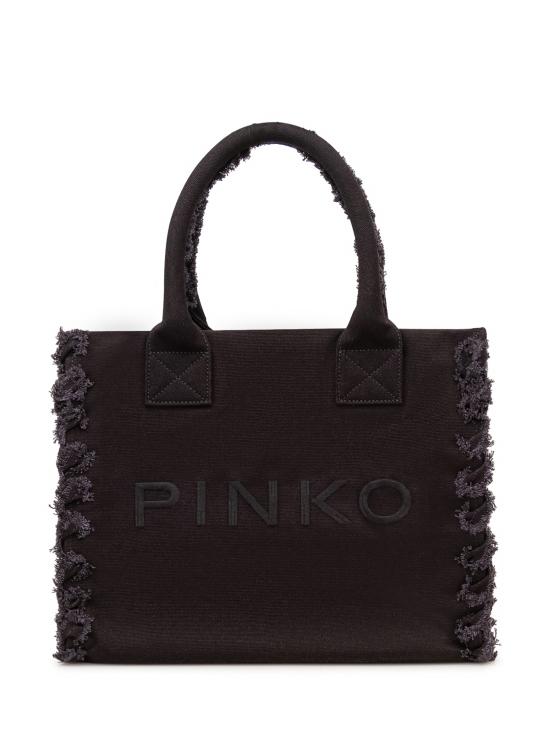 26SS 핑코 토트백 106673A3A4 Z99 NERO LIMOUSINE