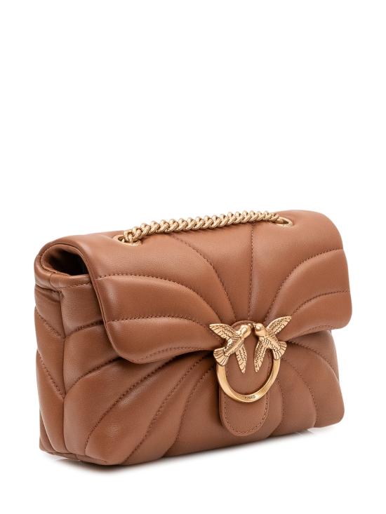 26SS 핑코 크로스백 100039A1EX L17Q MARRONE LEONE ANTIQUE GOLD - PINKO