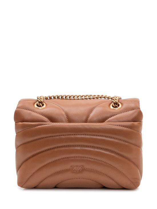 26SS 핑코 크로스백 100039A1EX L17Q MARRONE LEONE ANTIQUE GOLD - PINKO