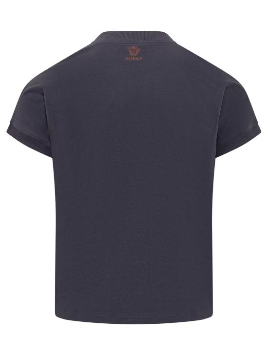 26SS 베르사체 반팔 티셔츠 10237531A17888 1UQ30 INK - VERSACE
