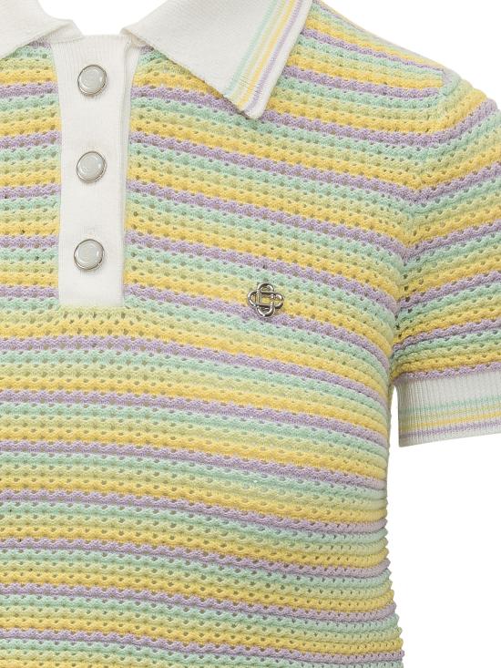 26SS 카사블랑카 폴로 티셔츠 WSS26KW1292 01 MULTI - CASABLANCA