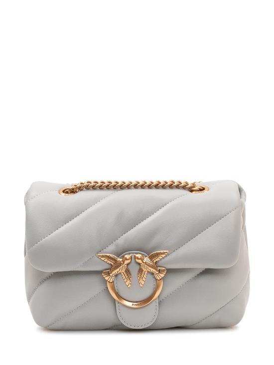 26SS 핑코 크로스백 100039A0F2 K32Q GRIGIO PERLA ANTIQUE GOLD