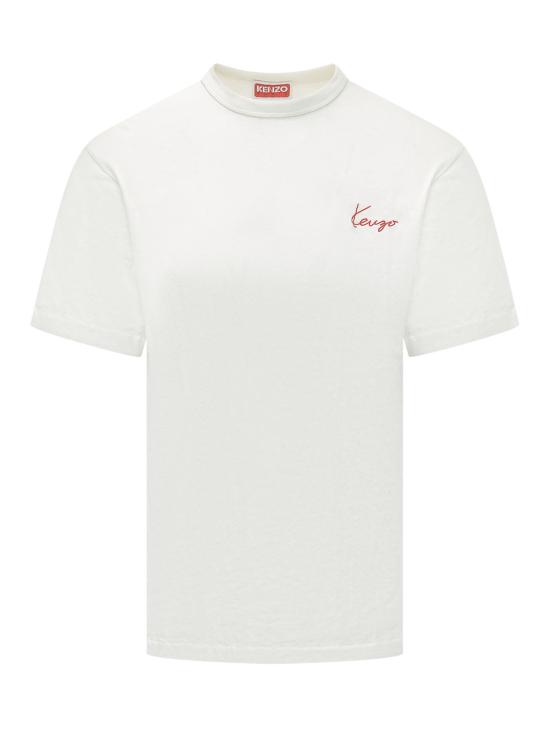 26SS 겐조 반팔 티셔츠 FG55TS2214SK 02 OFF WHITE