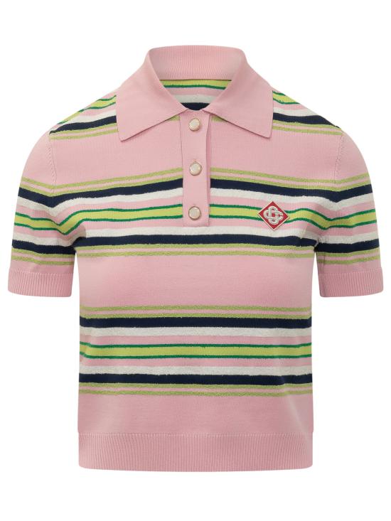 26SS 카사블랑카 폴로 티셔츠 WSS26KW1279 01 MULTI