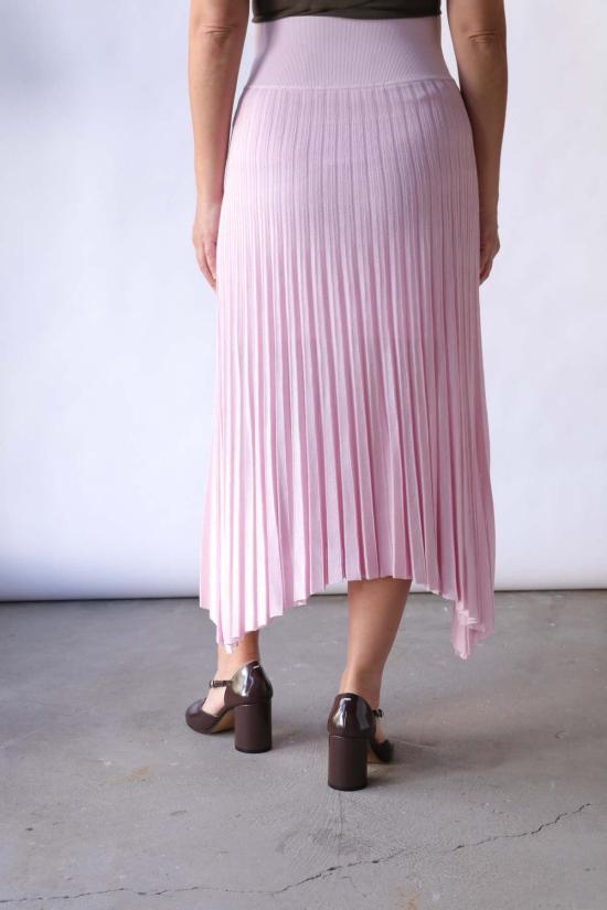  마리아 맥마누스 롱 스커트 시스루 플리츠 - MARIA MCMANUS