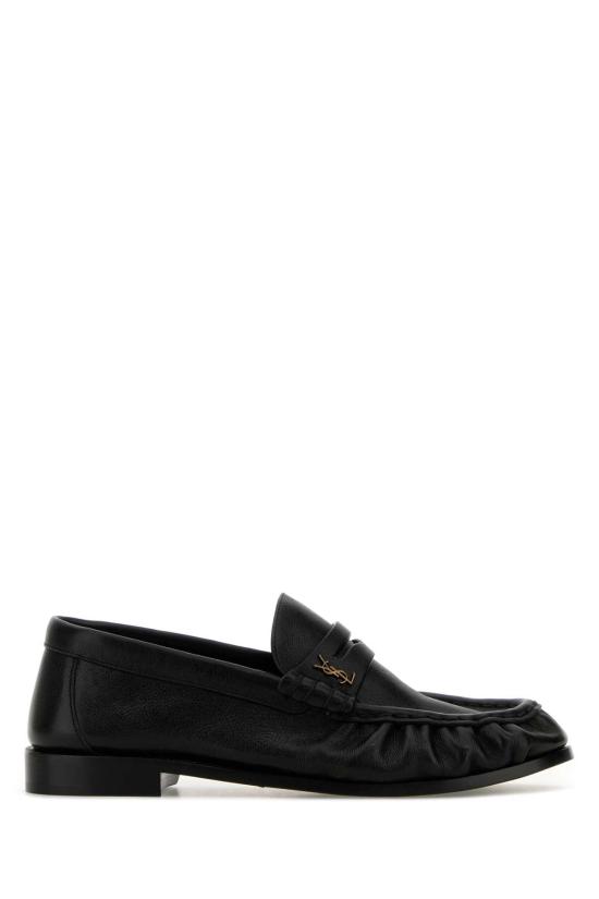 26FW 생로랑 르 로퍼 플랫 슬립온 81890825VAA 1000 Black