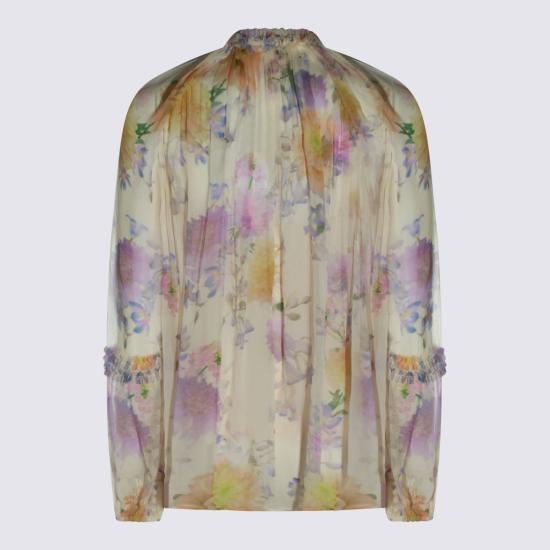  짐머만 블라우스 지머만 크림 달리아  탑 - ZIMMERMANN