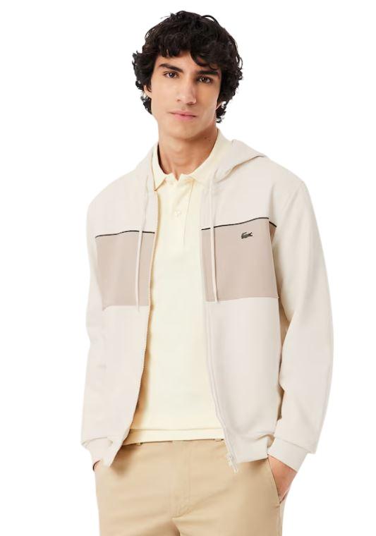 26SS 라코스테 긴팔 티셔츠 SH0892 3RR PANNA CREAM - LACOSTE