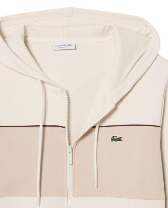 26SS 라코스테 긴팔 티셔츠 SH0892 3RR PANNA CREAM - LACOSTE