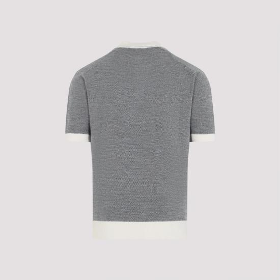 26SS 올레바 브라운 폴로 티셔츠 281779 CHARCOAL WHITE SAND - ORLEBAR BROWN